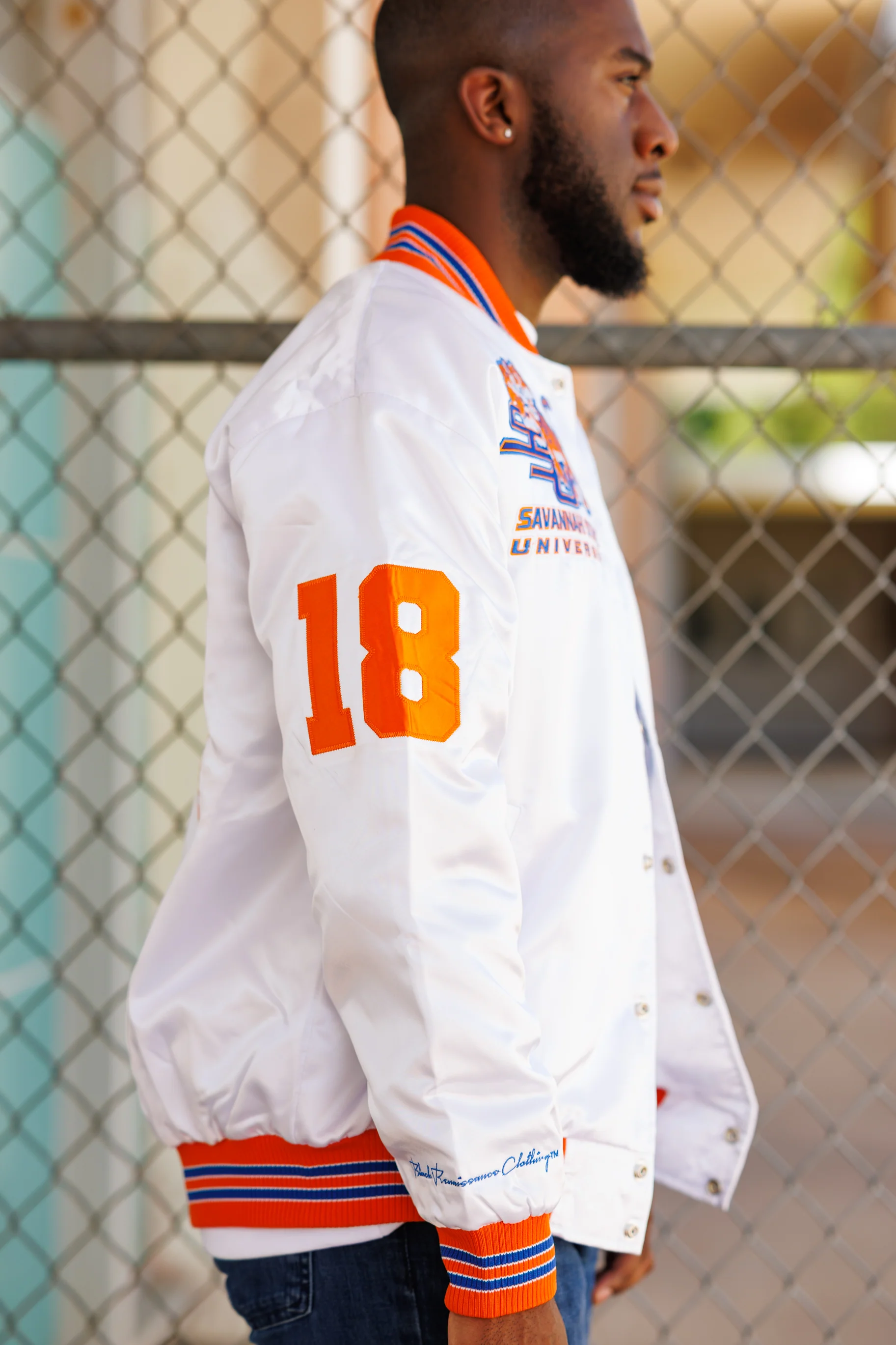 Savannah State Limited Edition Satin Jacket - Image 7